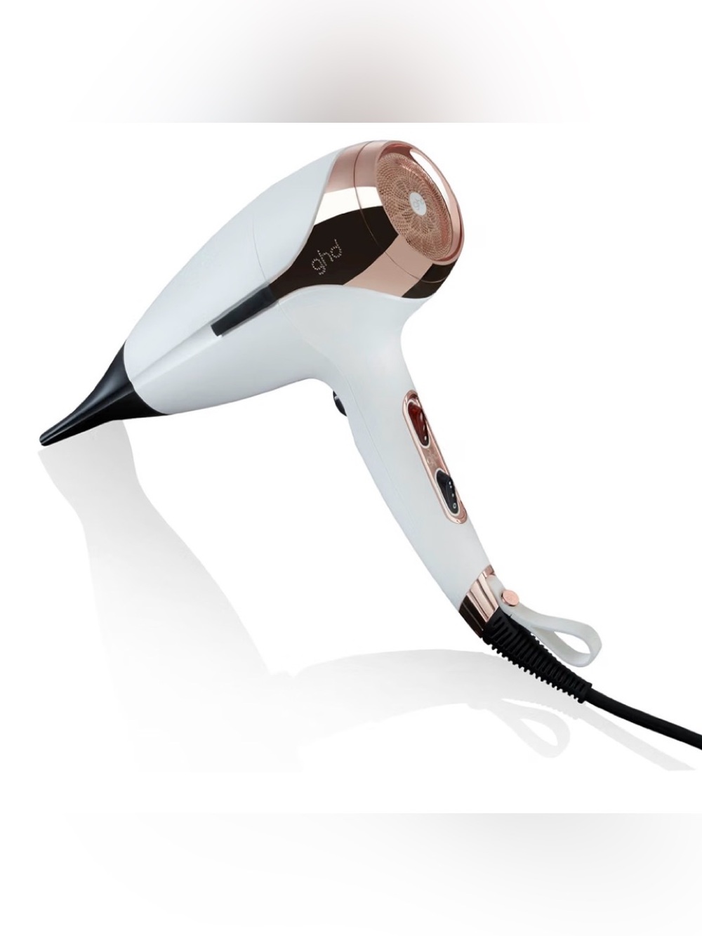 ghd Helios Hair Dryer ― 1875w Professional Blow Dryer white gold